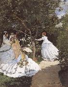 Edouard Manet Women in the Garden Sweden oil painting reproduction
